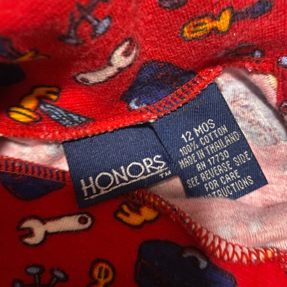 90s Tool Pattern Baby Onsie - Picture 3 of 6